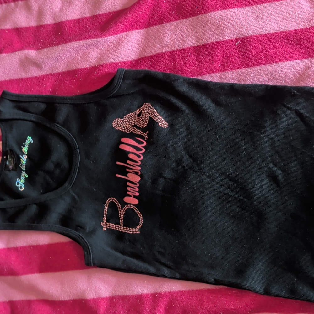 Victoria's Secret Sexy Little Things "Bombshell" Y2K Black Tank Top M